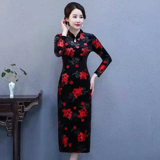 Elegant Women Chinese Style Qipao  Cheongsam