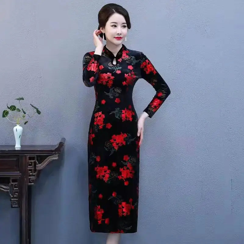 Elegant Women Chinese Style Qipao  Cheongsam